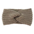 Bandeau cheveux torsadé en laine côtelée modèle Masha